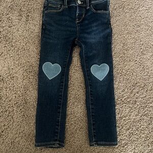 Old Navy Denim Jeans with Heart Patches